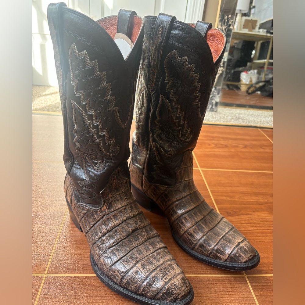 Dan Post Brown Western Cowboy Boots